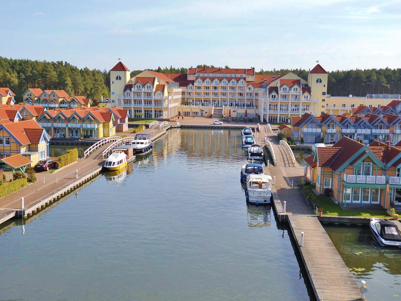 Marina Rheinsberg, Uosto Viešbutis, Rheinsberg, Investuoti Tinklus, Valtys, Dokai, Vanduo, Nemokamos Nuotraukos,  Nemokama Licenzija