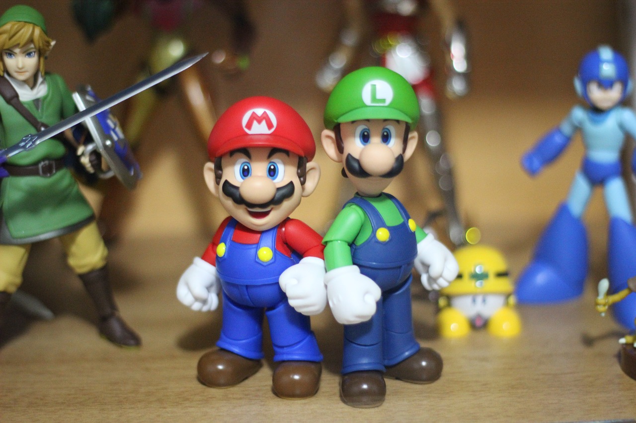 Mario, Luigi, Nintendo, Žaislas, Rinkimas, Nemokamos Nuotraukos,  Nemokama Licenzija