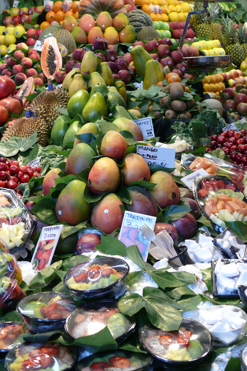 Turgus,  Vaisių,  Tropiniai Vaisiai, Nemokamos Nuotraukos,  Nemokama Licenzija