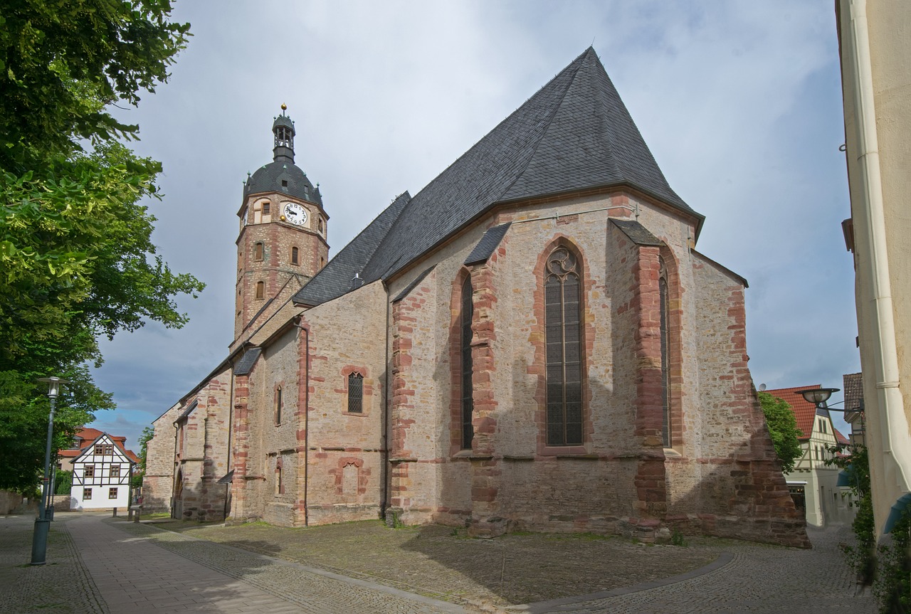 Rinkos Bažnyčia, St Jacobi, Sangerhausen, Saksonija-Anhaltas, Bažnyčia, Vokietija, Senas Pastatas, Lankytinos Vietos, Kultūra, Pastatas