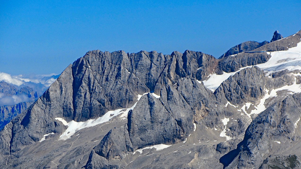 Marmolada, Ledynas, Kalnų Peizažas, Alp Ledynas, Dolomitai, Veneto, Trentino Alto Adige, Pasaulinis Atšilimas, Val Di Fassa, Nemokamos Nuotraukos