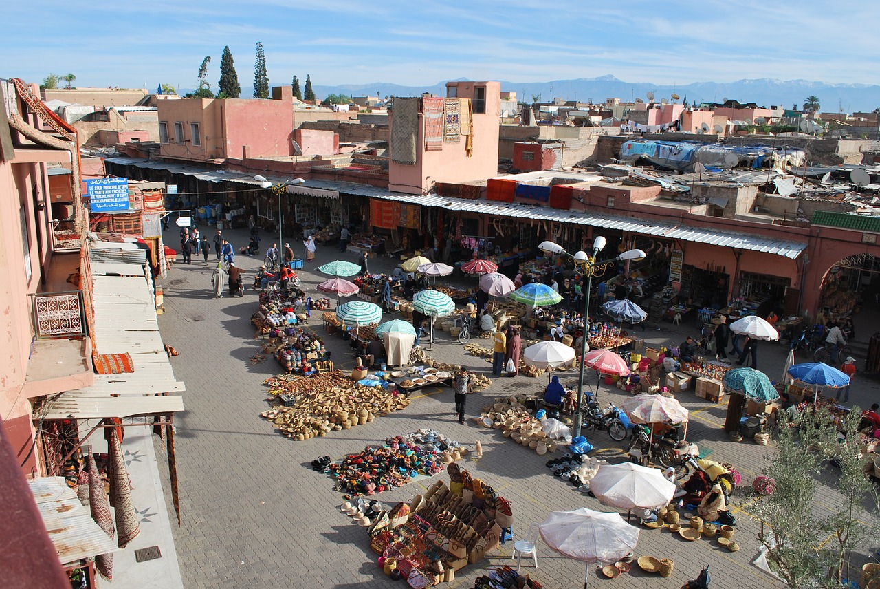 Marrakechas, Souk, Marokas, Nemokamos Nuotraukos,  Nemokama Licenzija