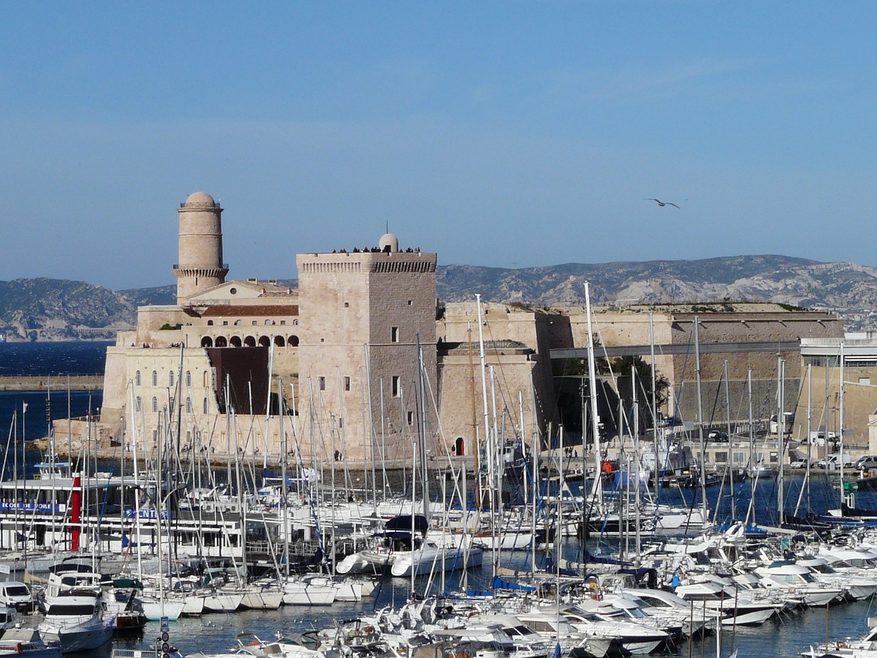 Marseille, France, Fort Saint John, Nemokamos Nuotraukos,  Nemokama Licenzija