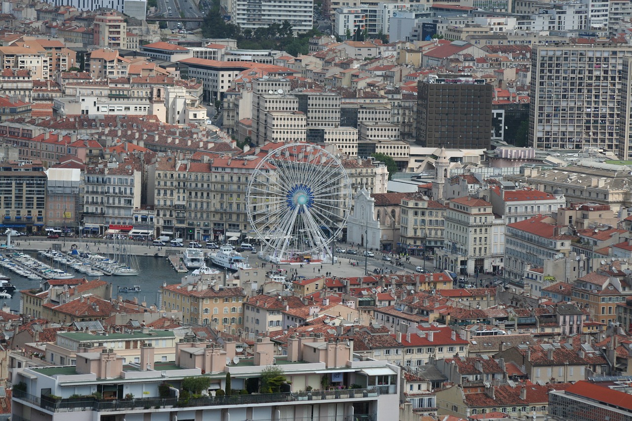 Marseille, Kraštovaizdis, Ferris Ratas, Nemokamos Nuotraukos,  Nemokama Licenzija