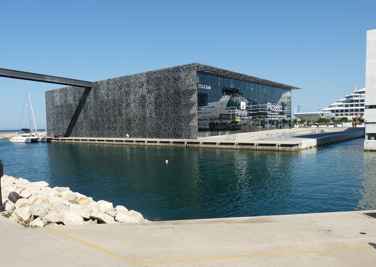 Marseille, France, Šiuolaikiška, Viduržemio Jūros, Į Pietus Nuo Prancūzijos, Miestas, Mucem, Muziejus, Architektūra, Nemokamos Nuotraukos