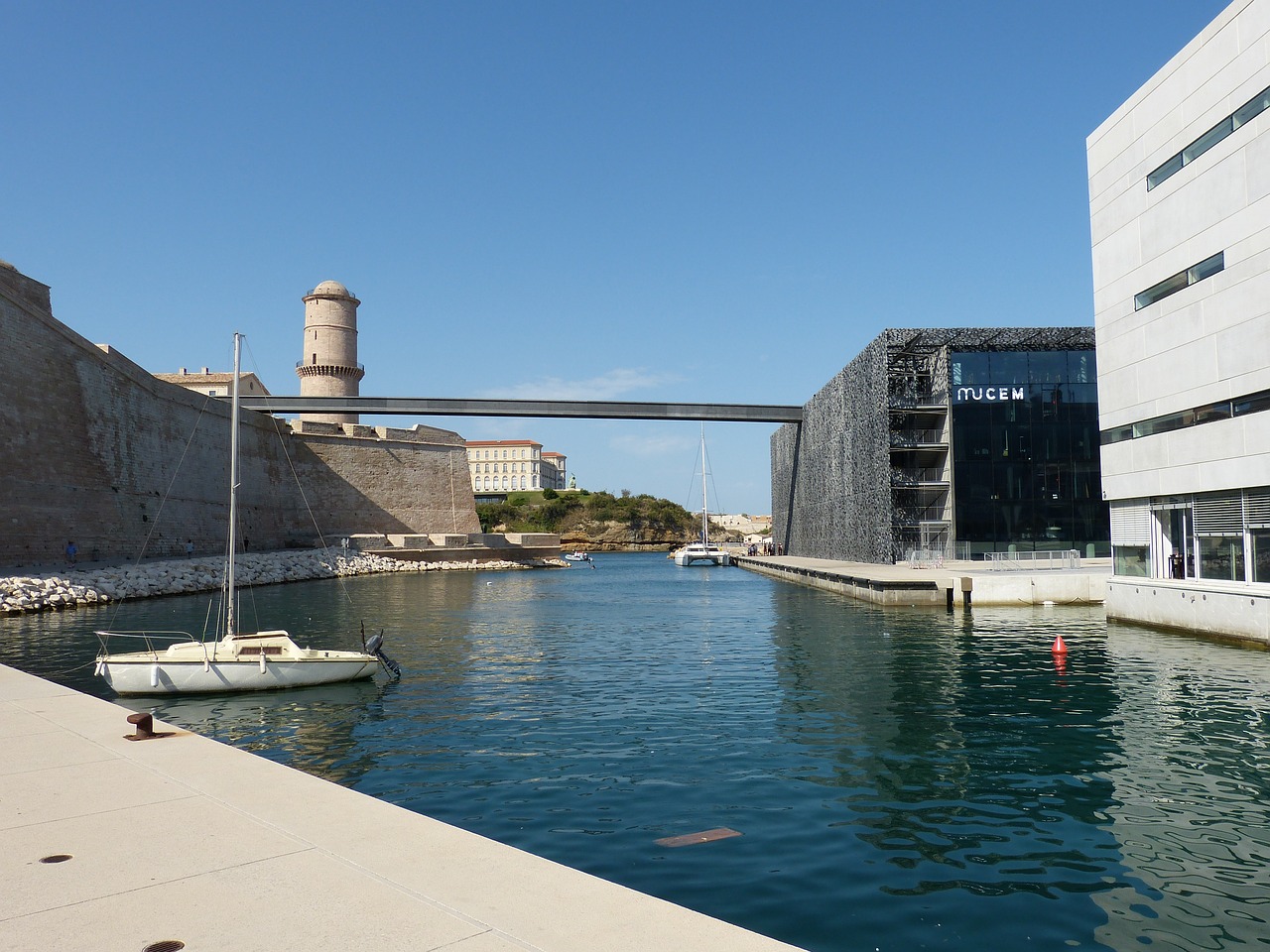 Marseille, France, Šiuolaikiška, Viduržemio Jūros, Į Pietus Nuo Prancūzijos, Miestas, Mucem, Muziejus, Architektūra, Pilis