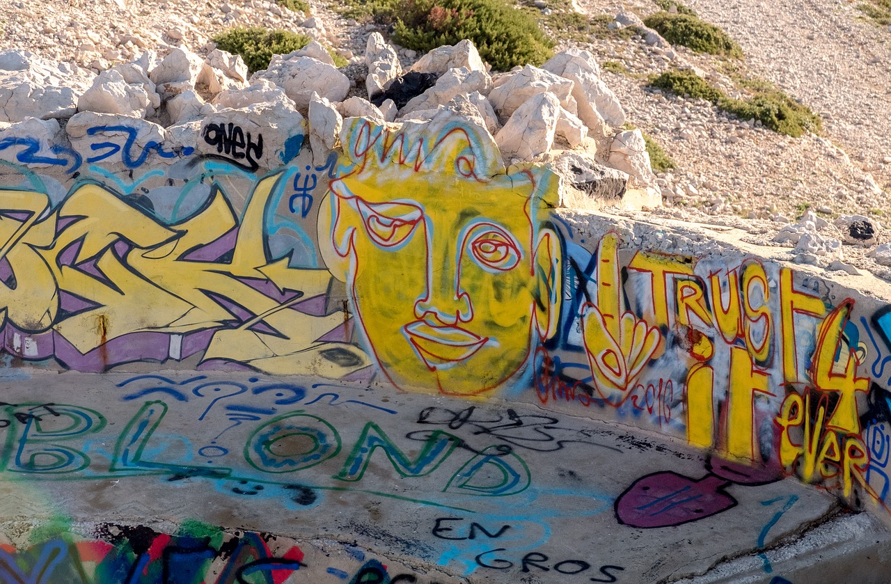 Marseille, Bunkeris, Kalanque, Grafiti, Žyma, Nemokamos Nuotraukos,  Nemokama Licenzija