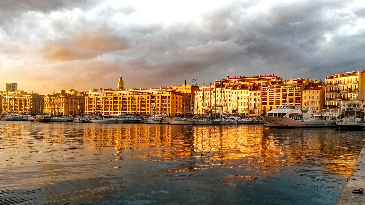 Marseille, Uostas, Saulėlydis, Burlaivis, Jūra, Uostas, Viduržemio Jūros, France, Nemokamos Nuotraukos,  Nemokama Licenzija