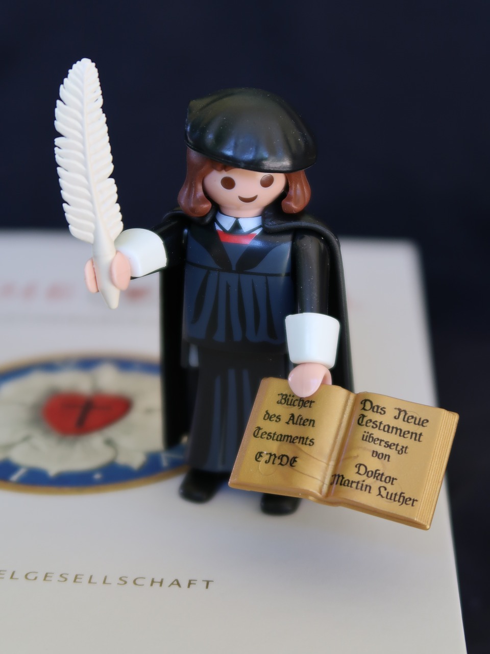 Martinas Liuteris, Biblija, Tikėjimas, Protestantas, Reformacija, Playmobil, Liuterio Metai, Liuteris, Vertimas, Bažnyčia