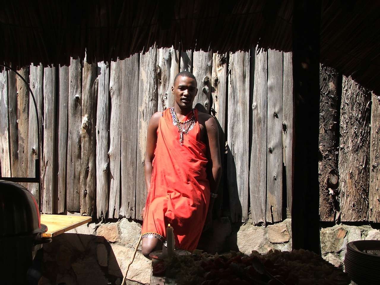 Masai, Karys, Afrika, Kenya, Kultūra, Gentis, Juoda, Etninis, Tradicinis, Tradicija