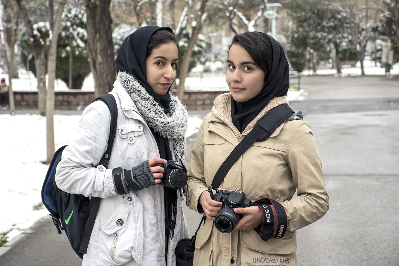 Mashadas, Mergaitės, Mellat Parkas, Žiema, Iranas, Fotoaparatai, Hobis, Nemokamos Nuotraukos,  Nemokama Licenzija