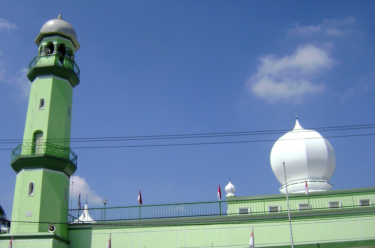 Masjid, Bululawang, Malangas, Jawa Timur, Indonezija, Mečetė, Bokštas, Islamic, Pastatai, Architektūra