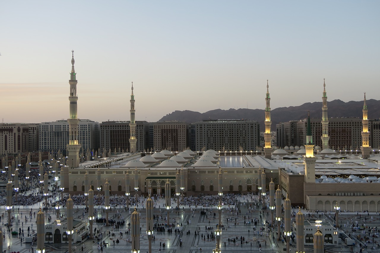 Masjid Nabawi,  Aš Medina Medina,  Architektūra,  Miestas,  Kelionė,  Religija, Nemokamos Nuotraukos,  Nemokama Licenzija