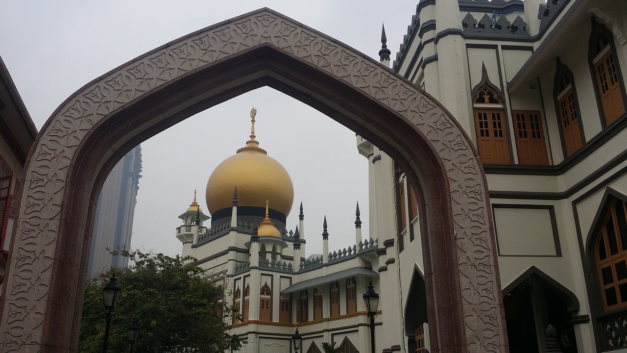 Masjid Sultan, Singapūras, Kupolas, Kampong Glam, Nemokamos Nuotraukos,  Nemokama Licenzija