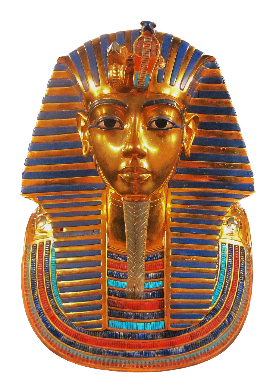 Kaukė, Kopija, Karalius, Tutankhamun, Veidas, Egyptian, Auksas, Paslaptingai, Turtas, Auksinis