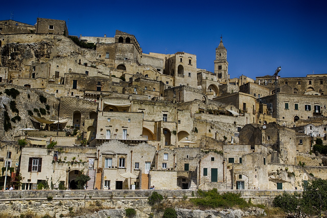 Matera, Italy, Unesco, Sassi, Istorinis Kaimas, Nemokamos Nuotraukos,  Nemokama Licenzija