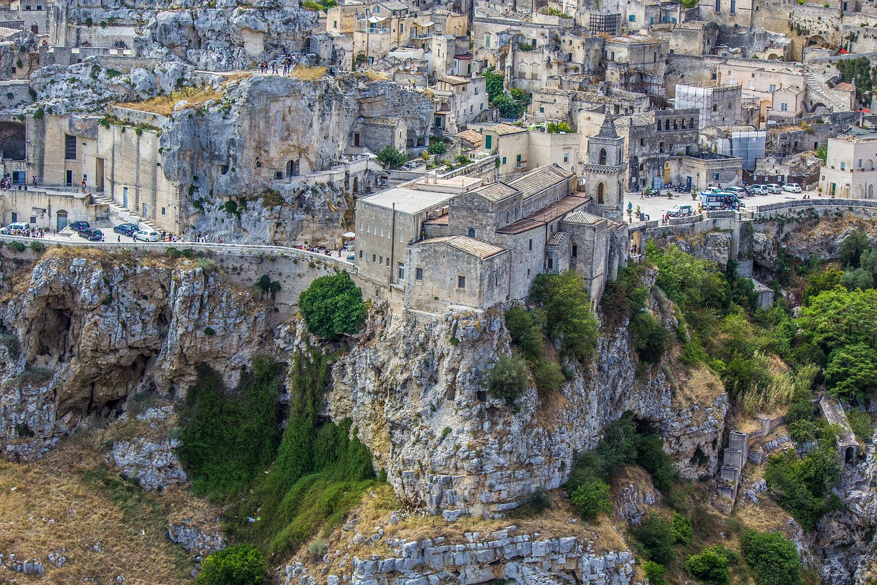 Matera, Sassi, Unesco, Italy, Basilicata, Istorinis Kaimas, Nemokamos Nuotraukos,  Nemokama Licenzija