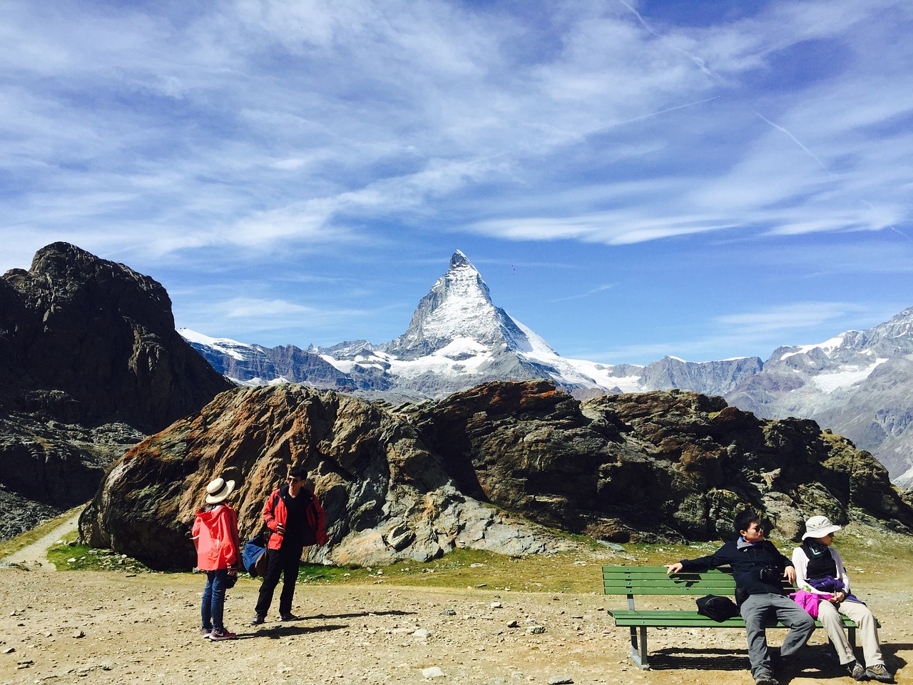 Matterhorn, Zermatt, Valais, Serija 4000, Kraštovaizdis, Aukšti Kalnai, Šveicarija, Nemokamos Nuotraukos,  Nemokama Licenzija