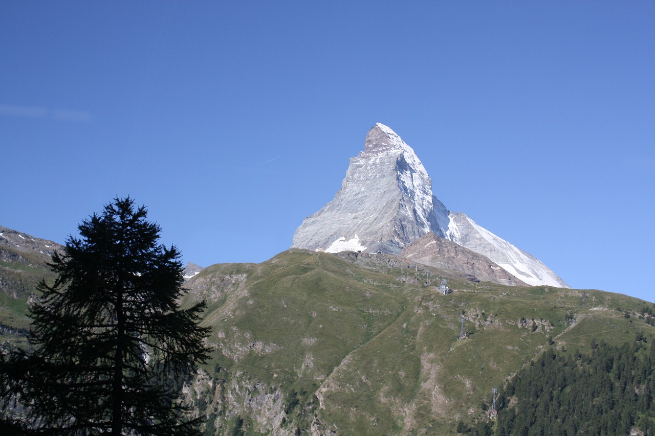 Matterhorn, Kalnas, Šveicarija, Zermatt, Alpių, Serija 4000, Aukšti Kalnai, Kalnai, Aukščiausiojo Lygio Susitikimas, Alpinizmas