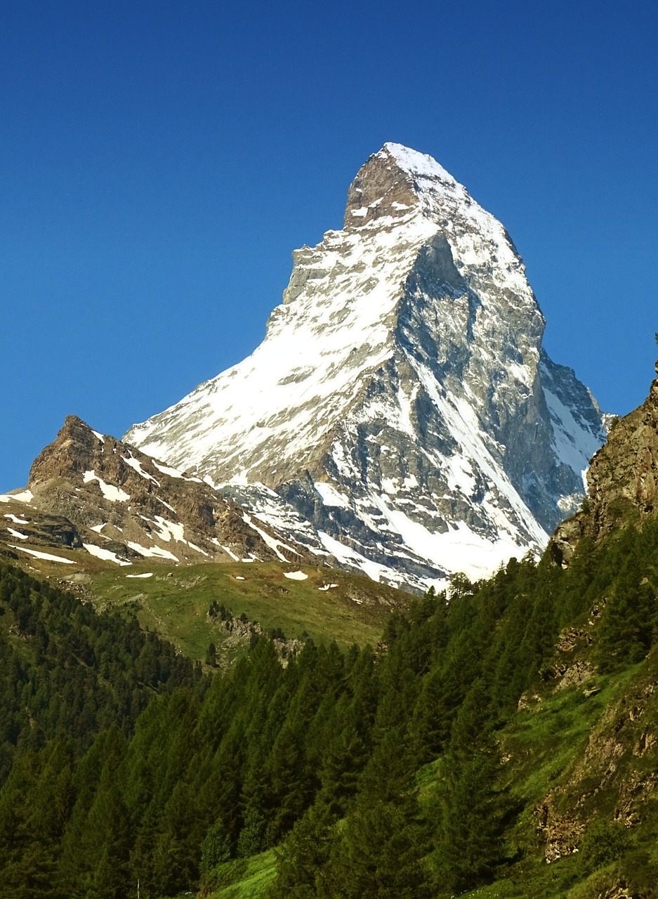 Matterhorn, Kalnas, Zermatt, Šveicarija, Nemokamos Nuotraukos,  Nemokama Licenzija