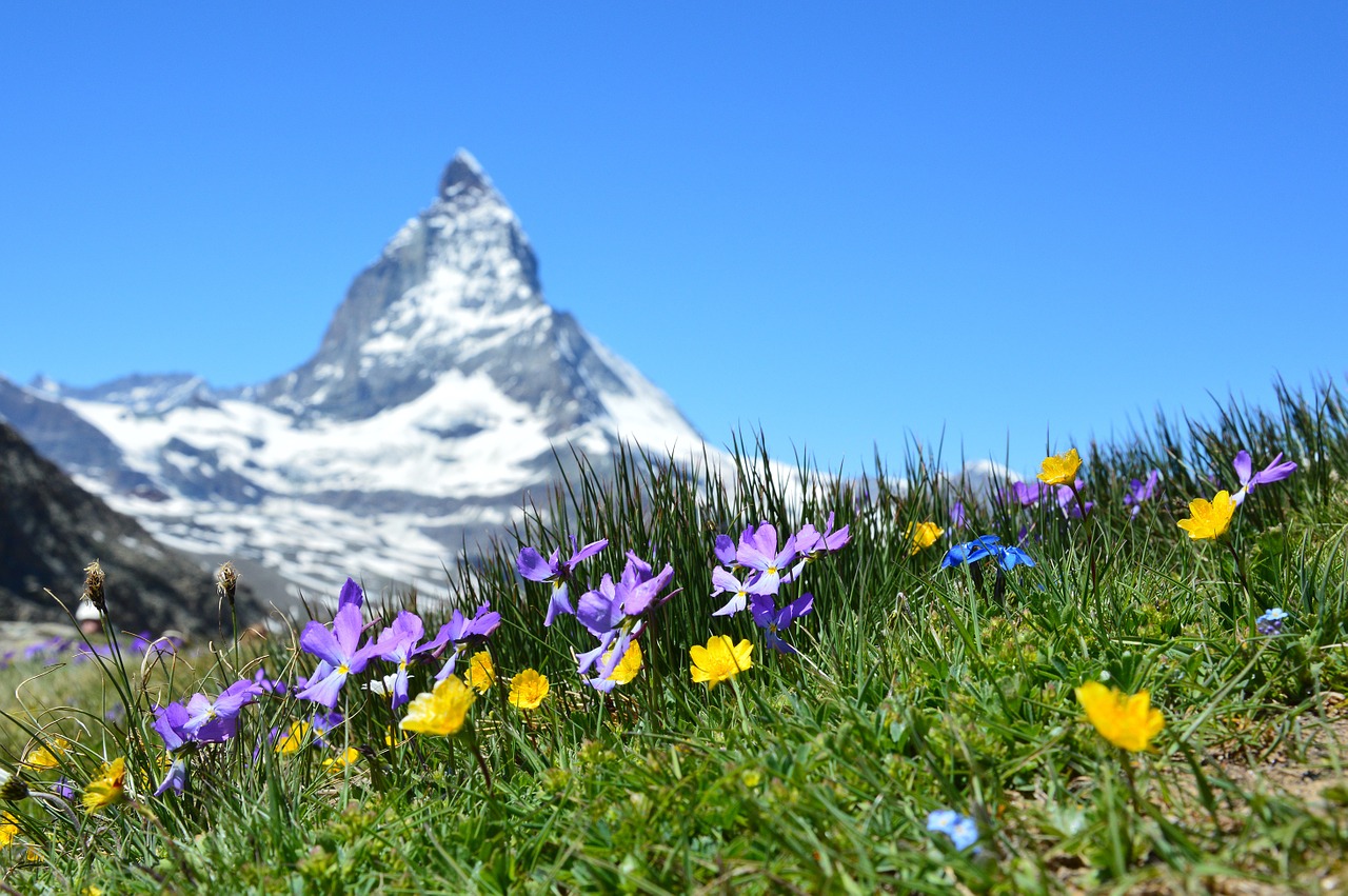 Matterhorn, Alpių, Zermatt, Kalnai, Gornergrat, Valais, Šveicarija, Gamta, Swiss Alps, Aukščiausiojo Lygio Susitikimas