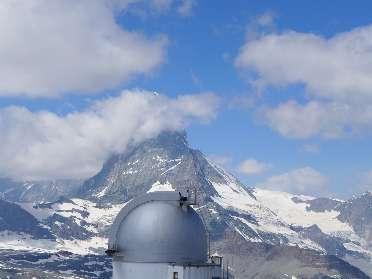 Matterhorn, Kalnas, Šveicarija, Atostogos, Orientyras, Turizmas, Zermatt, Swiss, Sniegas, Piko