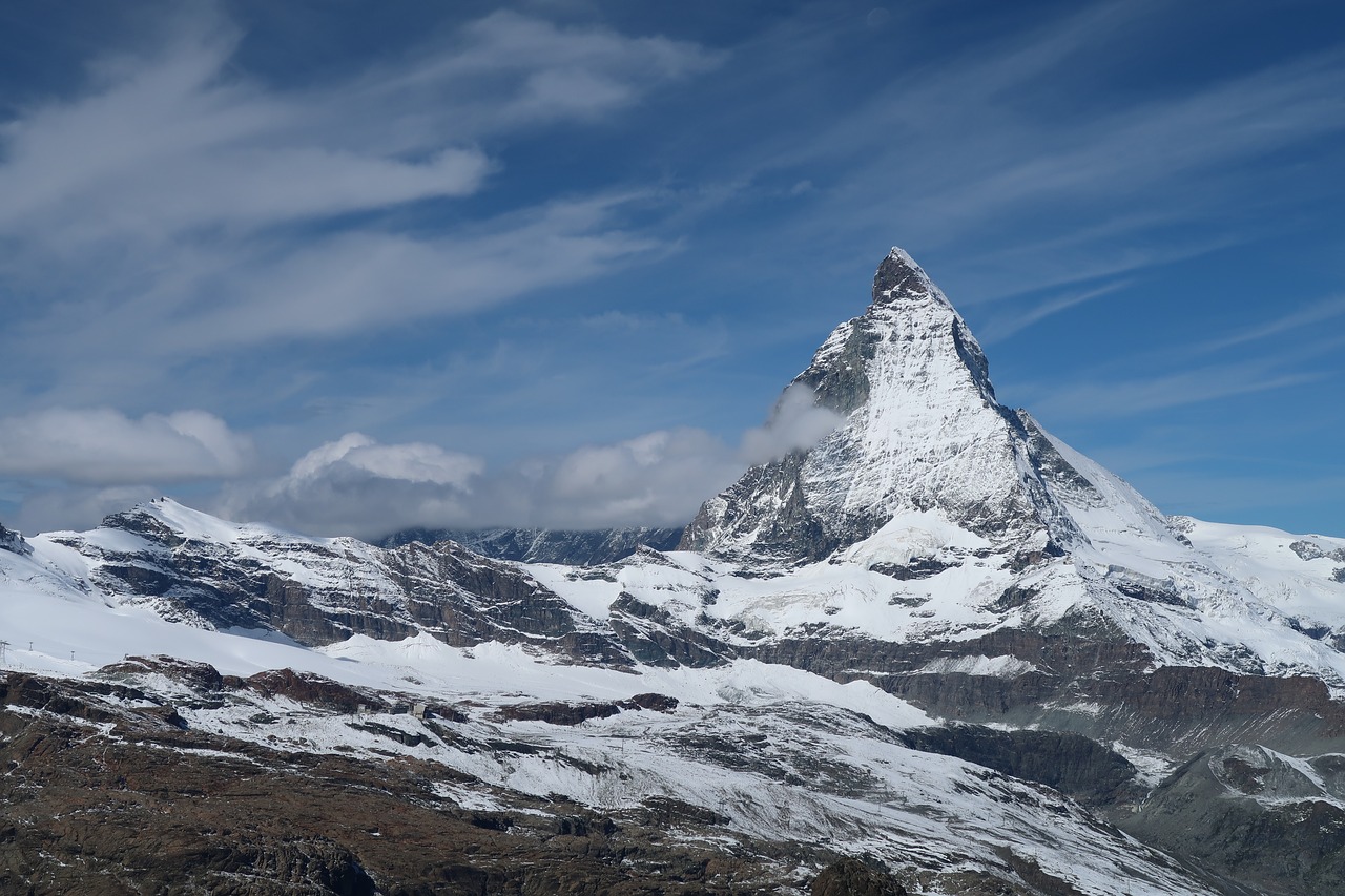 Matterhorn, Zermatt, Swiss, Nemokamos Nuotraukos,  Nemokama Licenzija