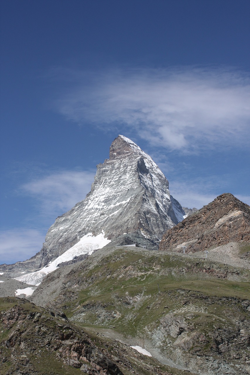 Matterhorn, Zermatt, Šveicarija, Orientyras, Nemokamos Nuotraukos,  Nemokama Licenzija