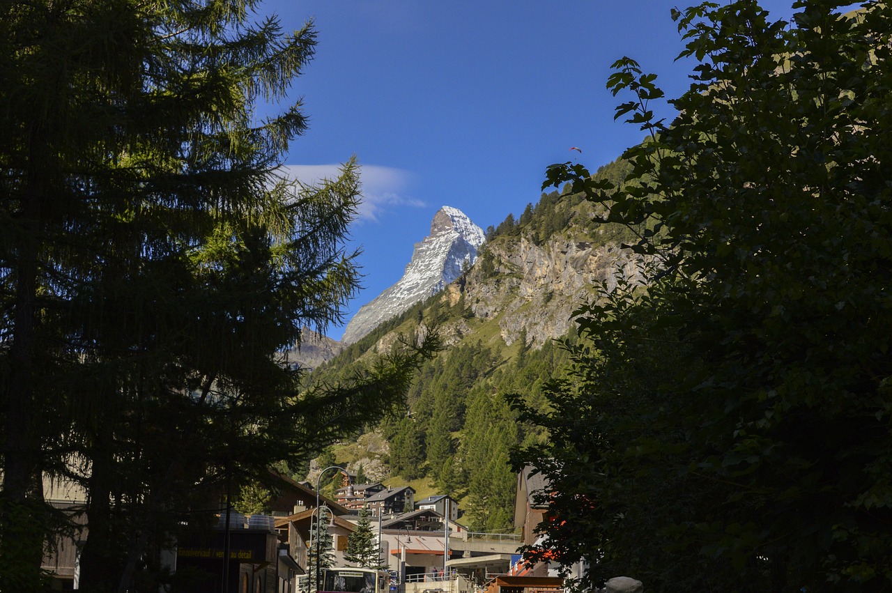 Matterhorn, Zermatt, Šveicarija, Alpių, Kalnai, Kraštovaizdis, Valais, Serija 4000, Alpinizmas, Gamta