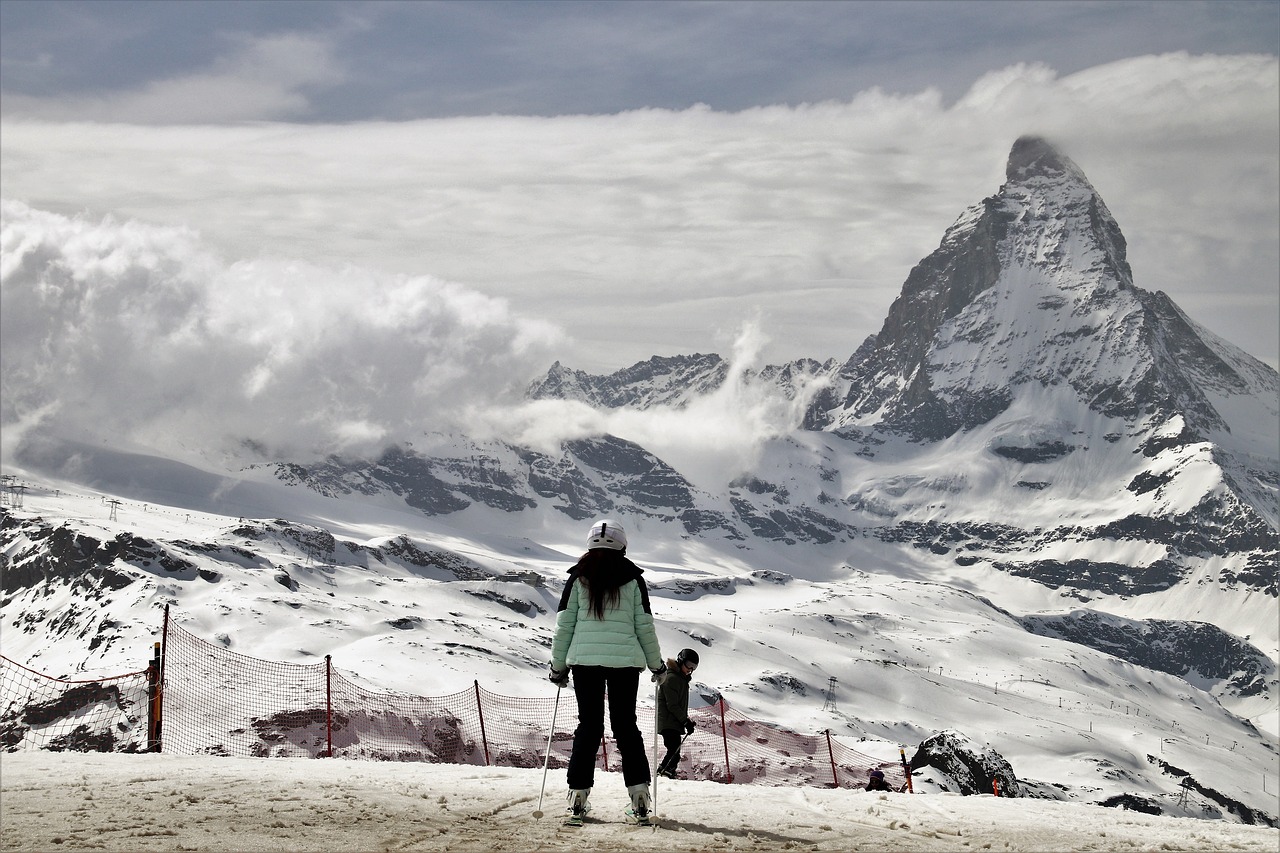 Matterhorn,  Slides,  Sportas,  Sniegas,  Kalnų,  Ledas,  Žiemos,  Kraštovaizdis,  Kelionė,  Nuotykių