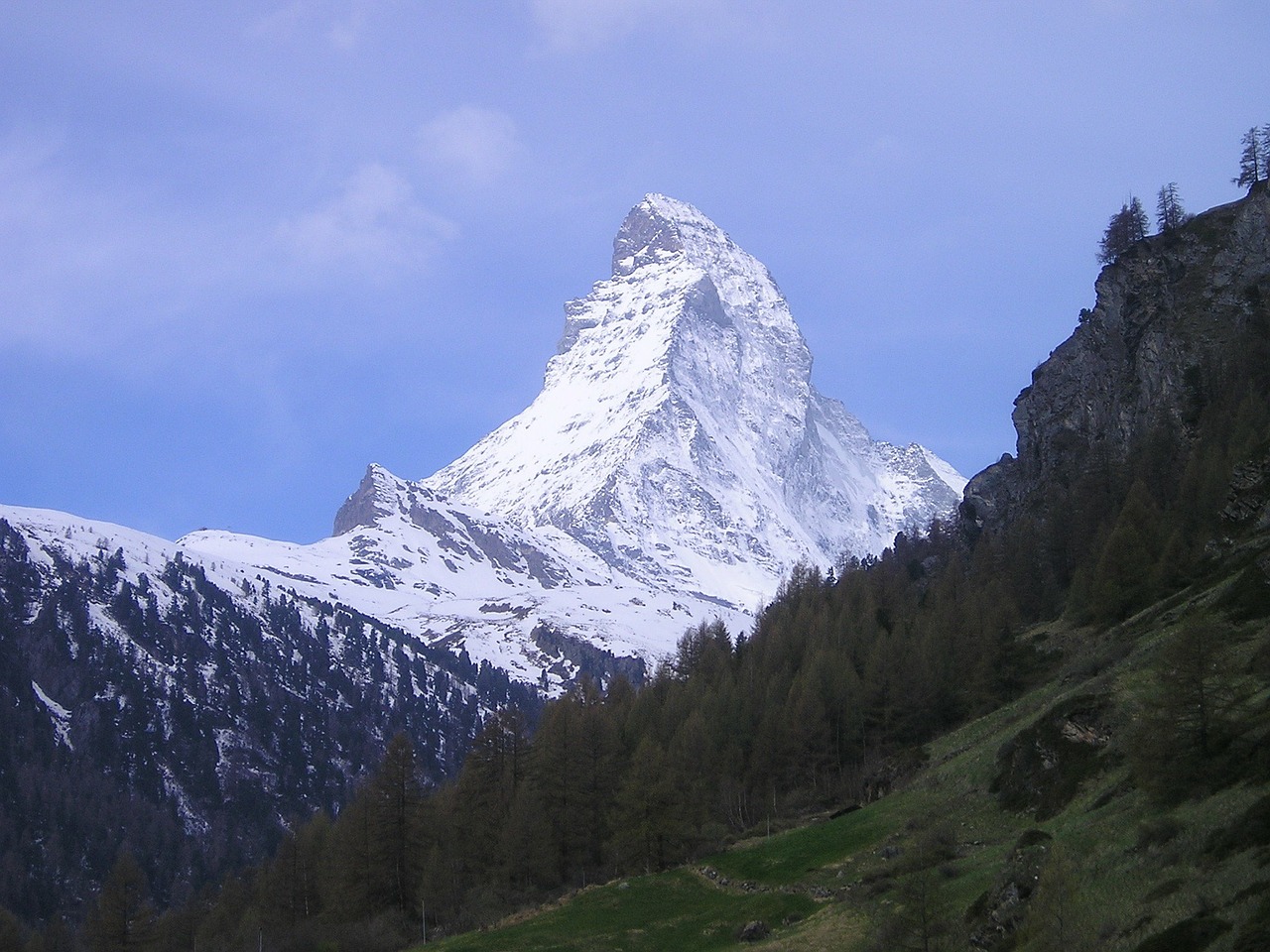 Matterhorn, Zermatt, Kalnai, Alpių, Šveicarija, Sniegas, Nemokamos Nuotraukos,  Nemokama Licenzija