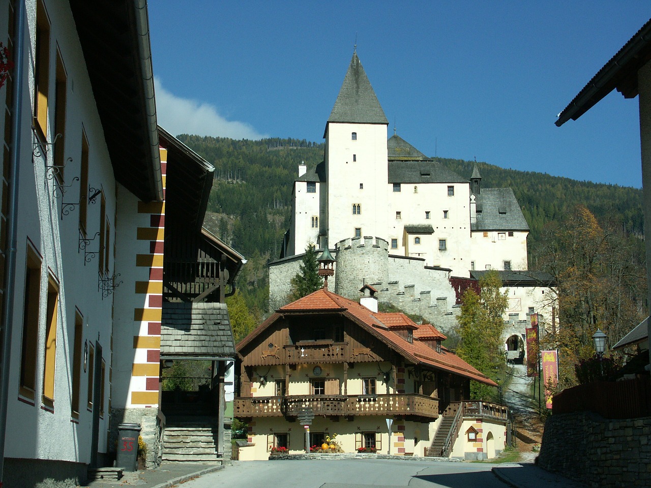 Mauterndorf, Austria, Pilis, Namai, Pastatas, Senas, Kaimas, Nemokamos Nuotraukos,  Nemokama Licenzija