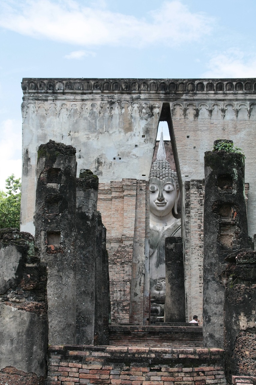 Gali Būti, Wat Si Chum, Sukhothai Istorinis Parkas, Nemokamos Nuotraukos,  Nemokama Licenzija