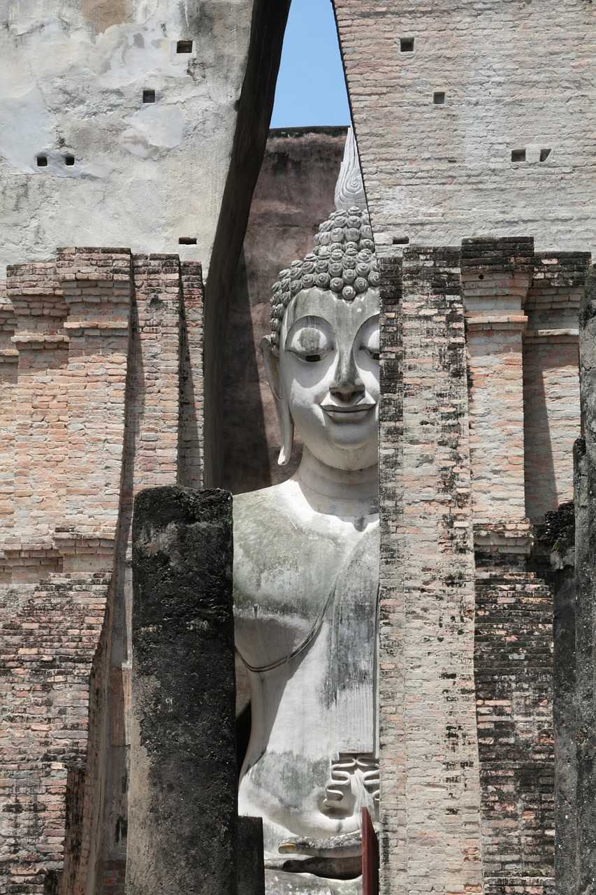 Gali Būti, Wat Si Chum, Sukhothai Istorinis Parkas, Nemokamos Nuotraukos,  Nemokama Licenzija