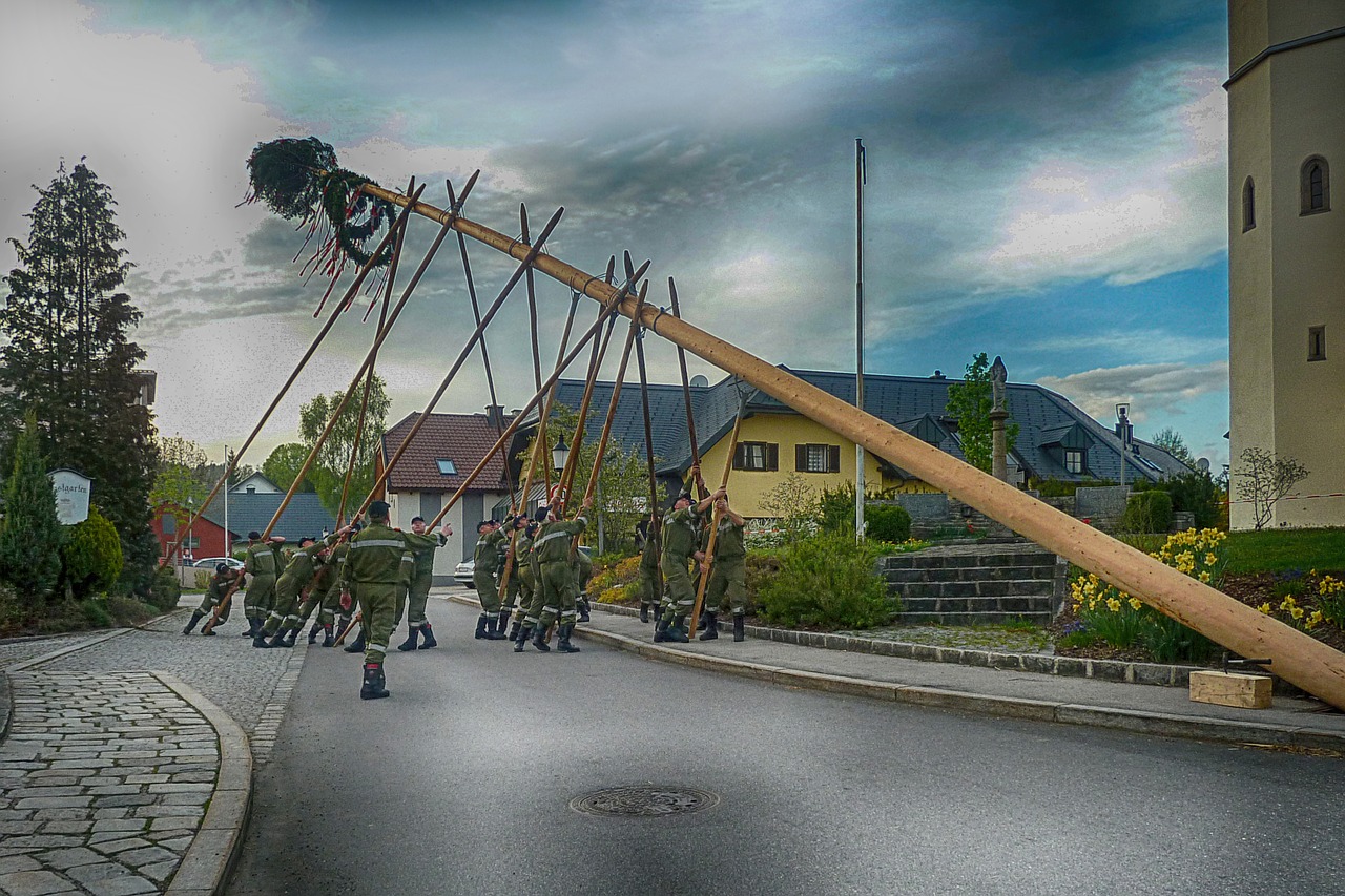 Galiolė, Nustatyti, Steigimas, Medžio Gegužė, Tradicija, Reikia Senų, Gali Statyti, Gegužė, Papuoštas Medis, Nemokamos Nuotraukos