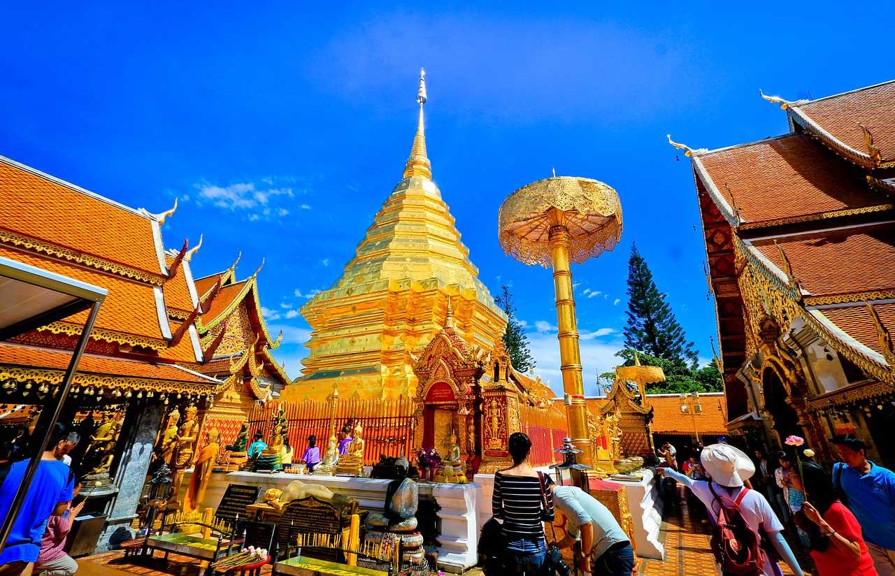 Priemonė, Pagoda, Budizmas, Tailandas, Sakon Nakhon, Menas, Dažymas, Tailando Menas, Religija, Senovės