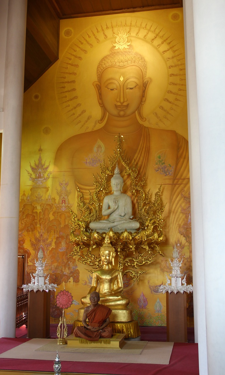 Priemonė, Wat Rong Khun, Tailando Šventykla, Chiang Rai Provincija, Chiang Rai, Balta, Tailandas, Religija, Bažnyčia, Budistinis
