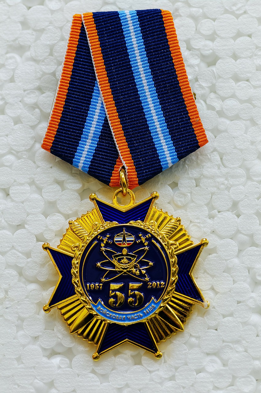 Medalis, Proginis Medalis, Jubiliejaus Medalis, Kosmoso Pajėgos, Rusija, Nemokamos Nuotraukos,  Nemokama Licenzija