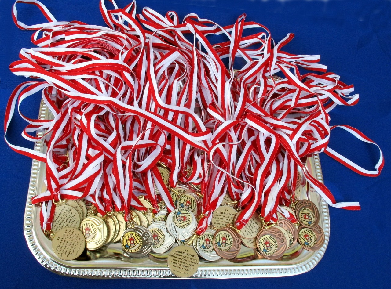 Medaliai, Dekoracijos, Apdovanojimai, Sportas, Apdaila, Auksas, Premija, Nemokamos Nuotraukos,  Nemokama Licenzija