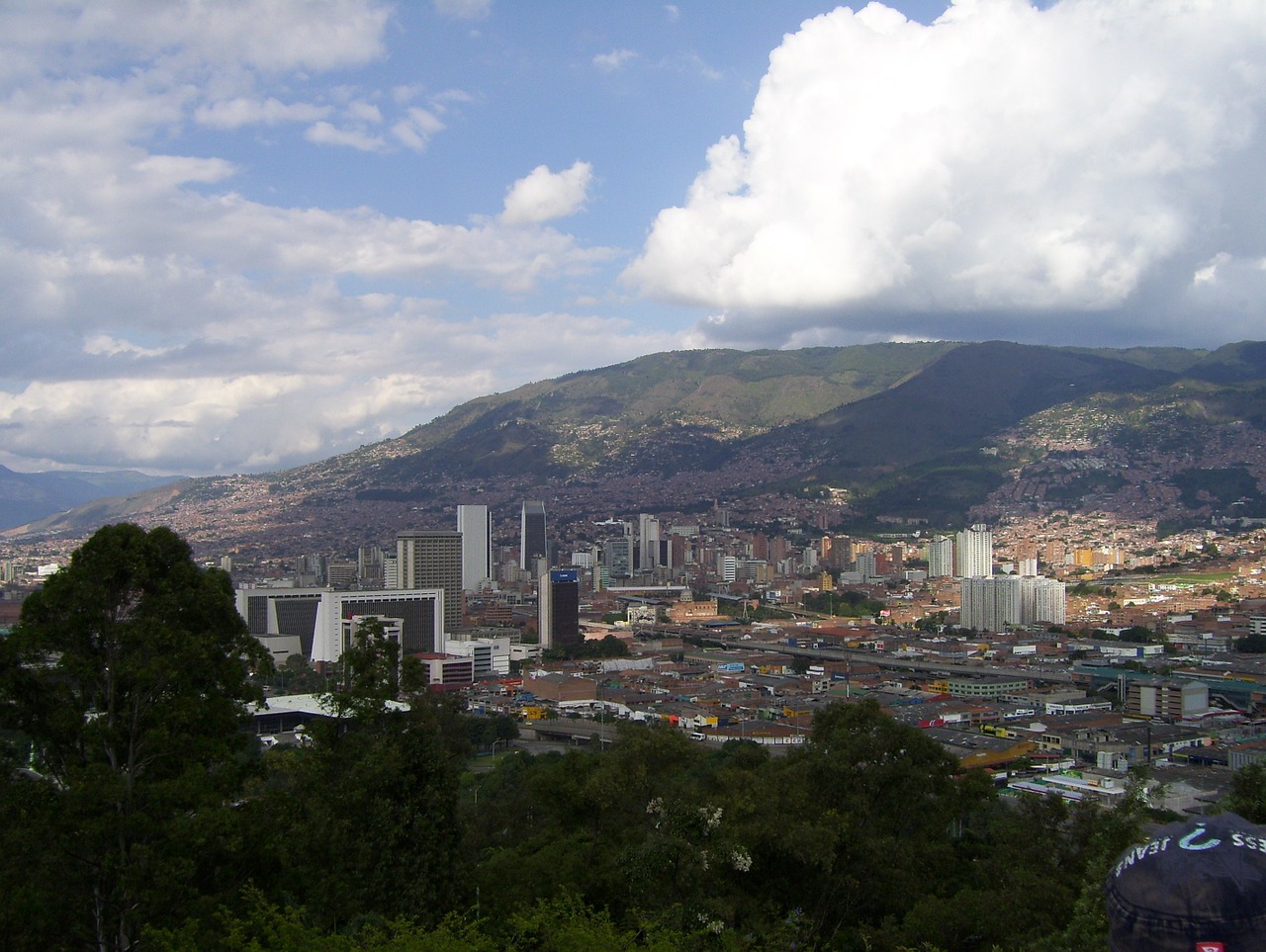 Medellín, Kolumbija, Pueblito Paisa, Architektūra, Panorama, Miestas, Miesto Panorama, Bokštas, Pastatas, Orientyras