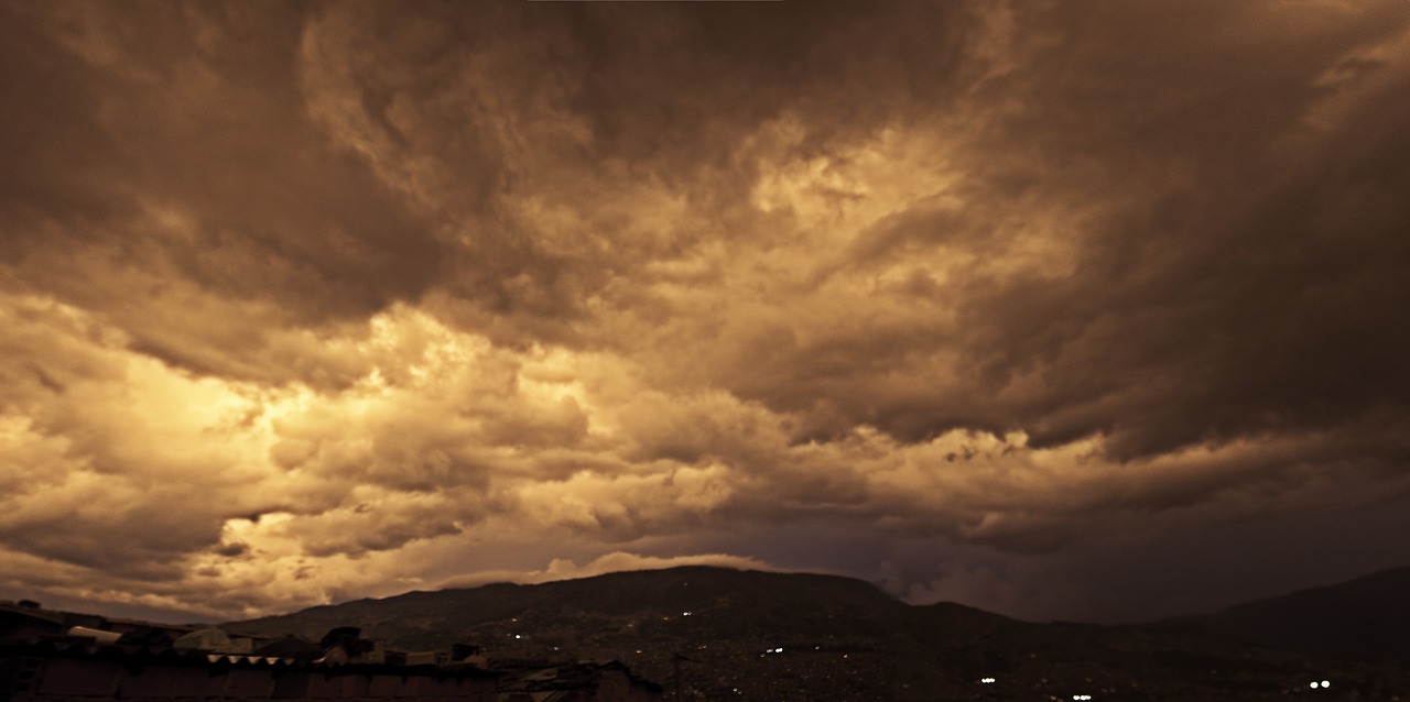 Medellín, Tinklas, Saulėlydis, Saulė, Oranžinė, Dangus, Horizontas, Gražus, Debesys, Cloudporn
