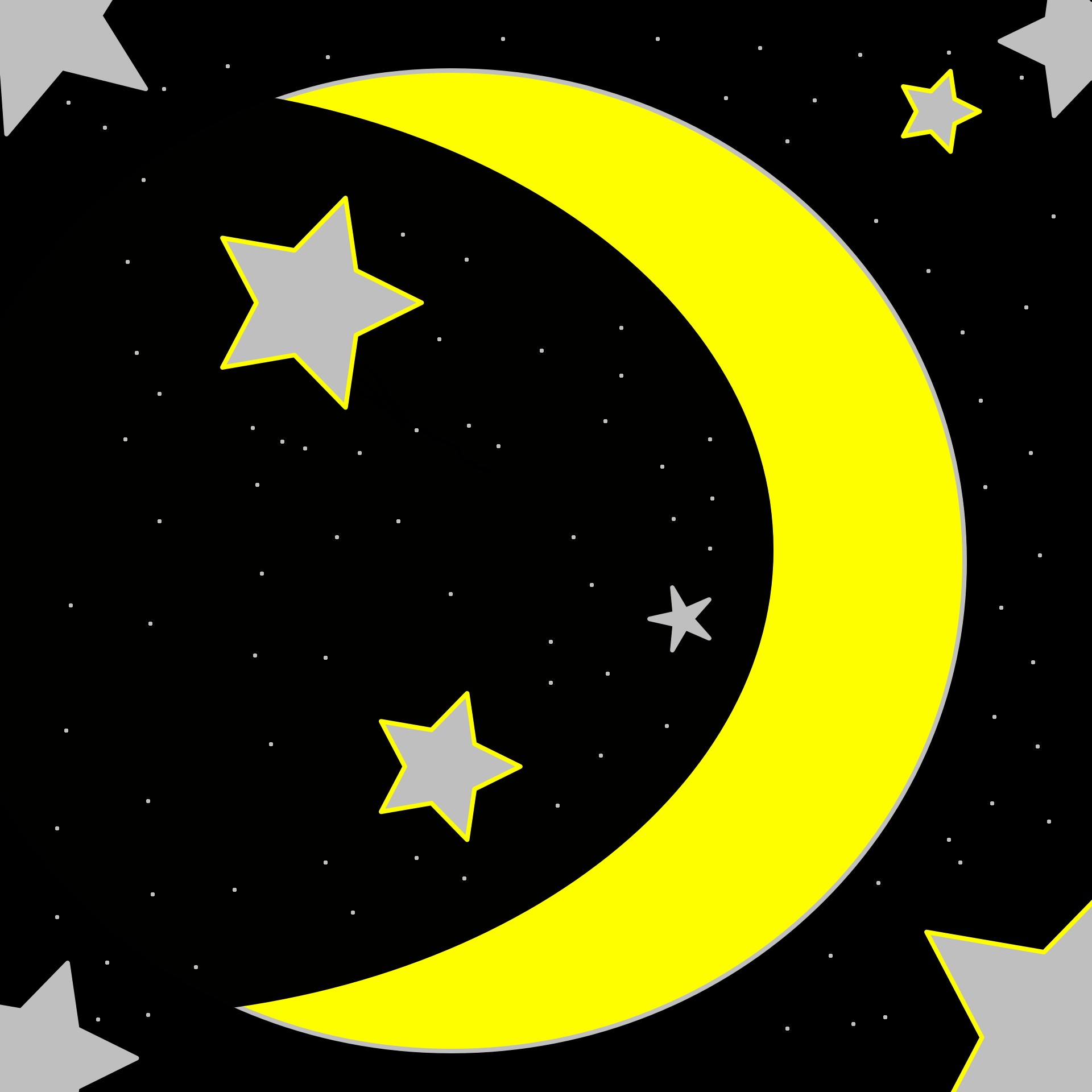 Mėnulis,  Žvaigždė,  Erdvė,  Geltona & Nbsp,  Pusmėnulis,  Pusė Moon,  Pusė Mėnulio Su Žvaigždes, Nemokamos Nuotraukos,  Nemokama Licenzija