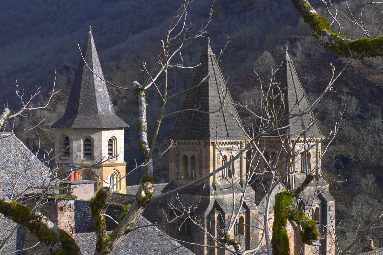 Viduramžių,  Conques,  Aveyron,  Abbey,  Vitražai,  Paveldas,  Piligrimystės,  Kaimas, Nemokamos Nuotraukos,  Nemokama Licenzija