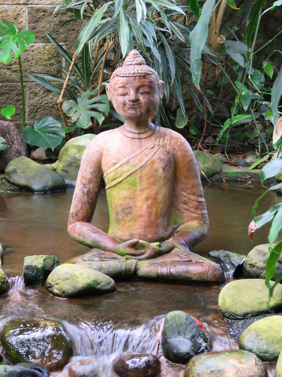 Medituoti, Statula, Budizmas, Zen, Dvasinis, Skulptūra, Medituojantis, Ramybė, Joga, Taika