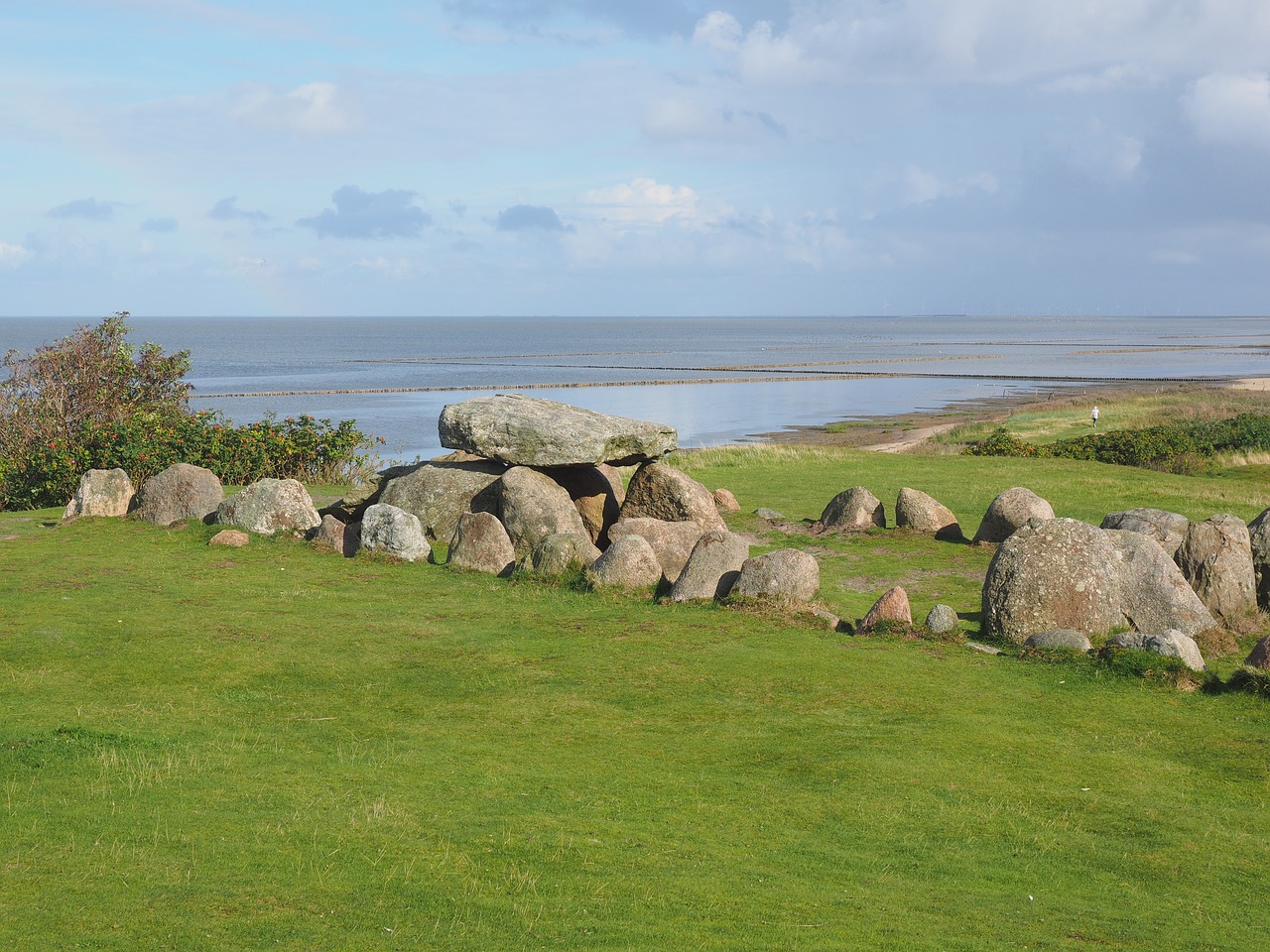 Megalith Įrenginys Harhoog, Piliakalnis, Laipsnis, Keitum, Sylt, Hunebed, Kapas, Mytischer Vieta, Lankytinos Vietos, Archeologija