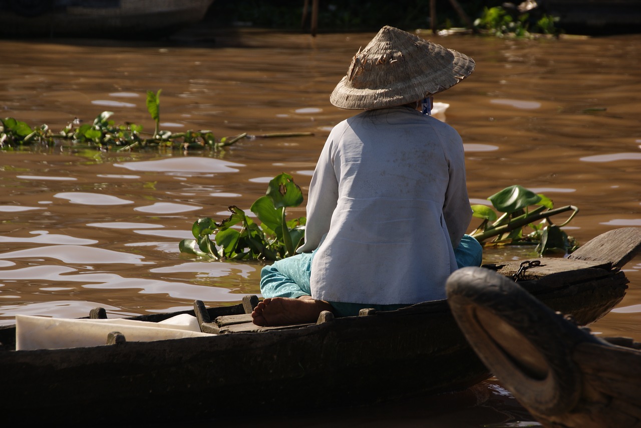 Mekongas, Plūduriuojanti Rinka, Vietnamas, Kelionė, Turizmas, Vanduo, Delta, Daugiatautiškas, Žemės Ūkio, Vietnamiečių