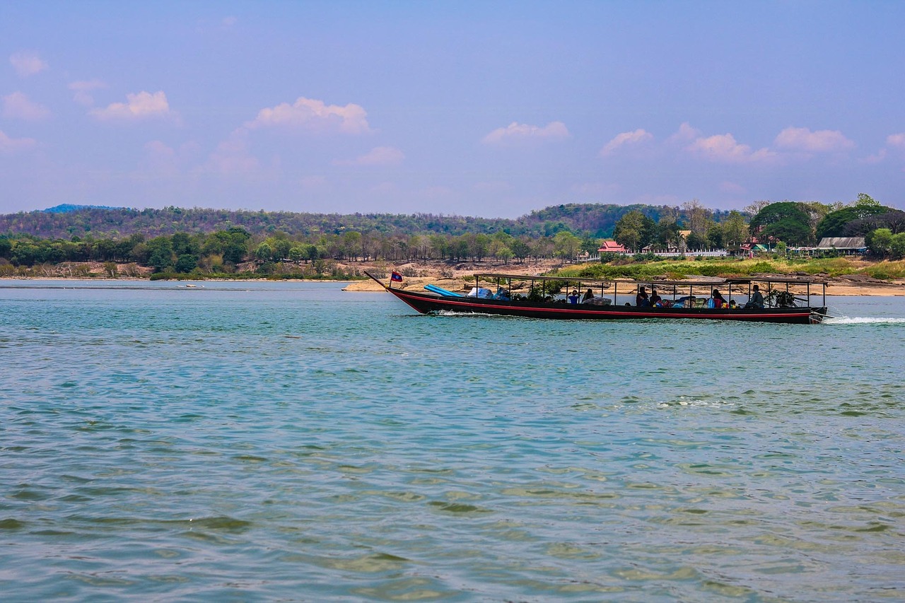 Mekong Upė, Dviejų Spalvų Upė, Turistų Atrakcijos, Tailandas, Vaizdas, Graži, Praplaukite, Kalnai, Nemokamos Nuotraukos,  Nemokama Licenzija