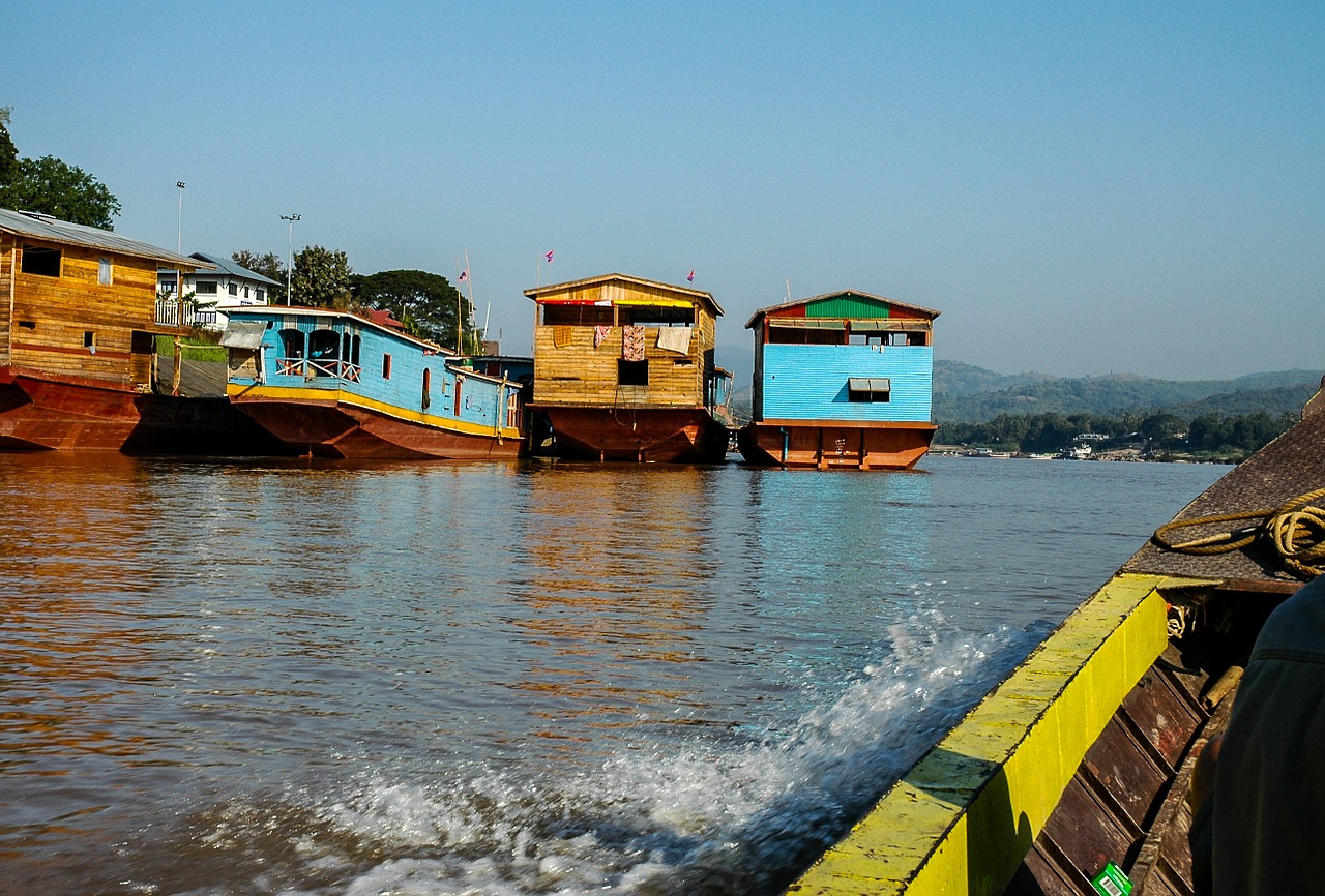 Mekong Upė, Upė, Chiang Kongas, Tailandas, Asija, Nemokamos Nuotraukos,  Nemokama Licenzija