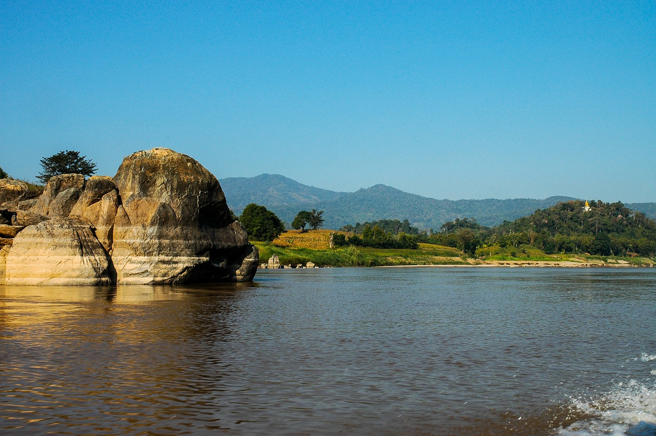 Mekong Upė, Upė, Chiang Kongas, Tailandas, Asija, Nemokamos Nuotraukos,  Nemokama Licenzija