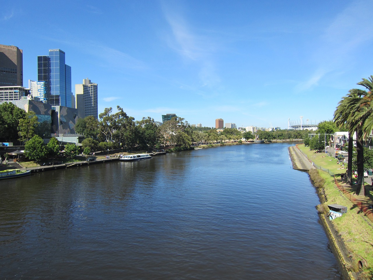 Melburnas, Upė, Australia, Yarra, Miestas, Panorama, Miesto Panorama, Melbourne Skyline, Melburno Miestas, Centro